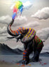 Rainbow Elephant by Michael Summers